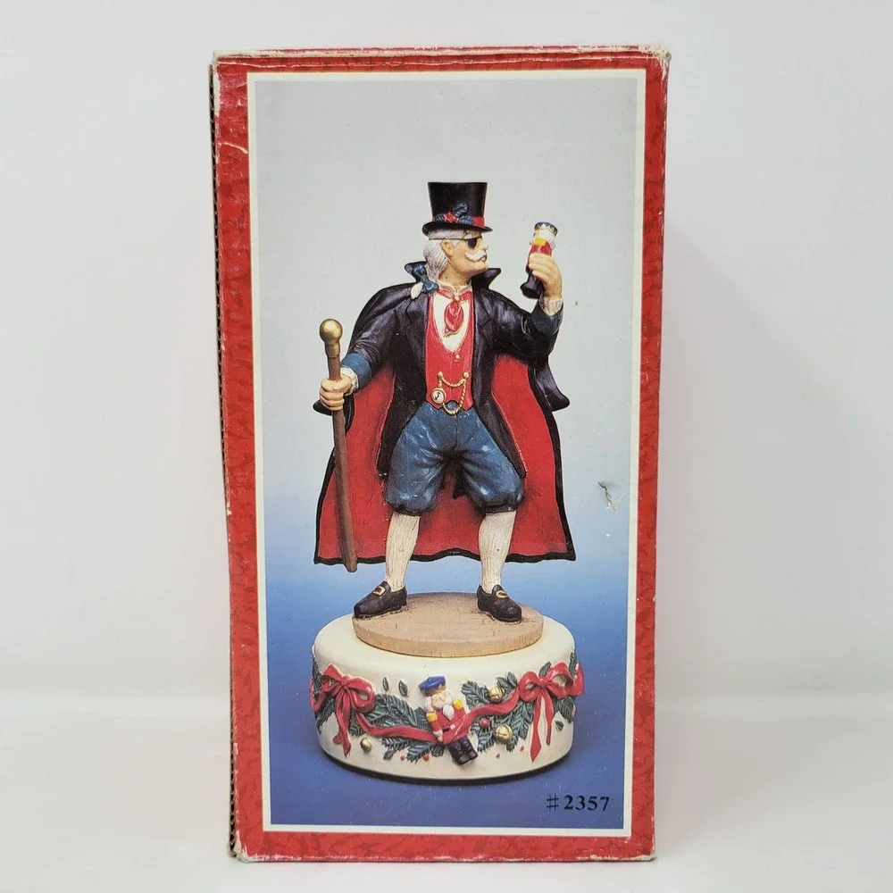 Midwest Importers Herr Drosselmeyer Nutcracker Musical‎ Figurine Box 2357